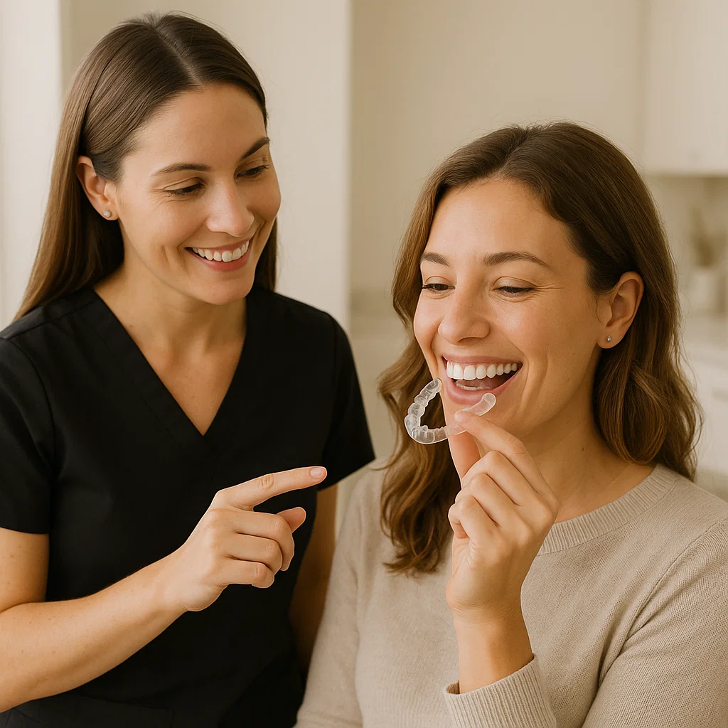 Digital scans mean no messy impressions.