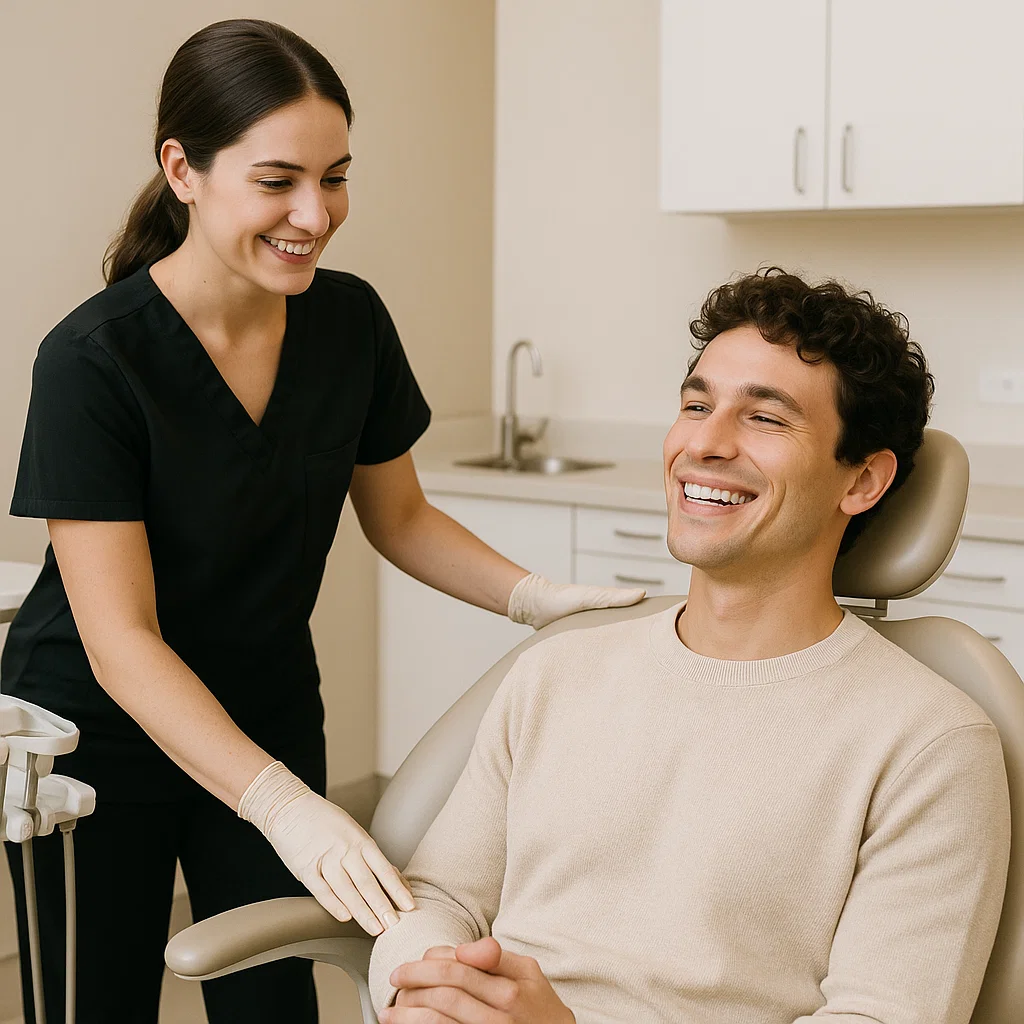 Non-invasive tools for a more relaxed visit.