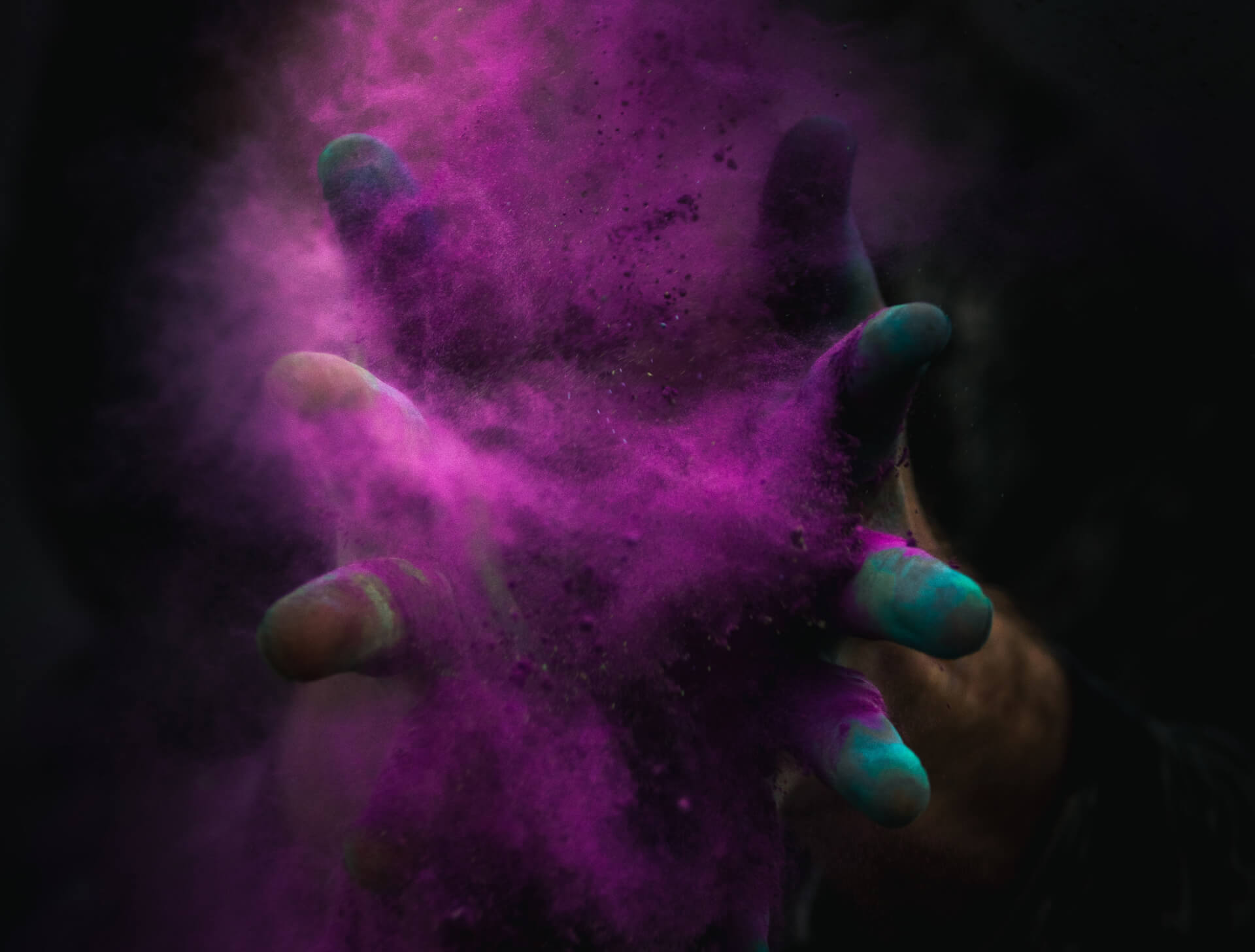 White geometric background