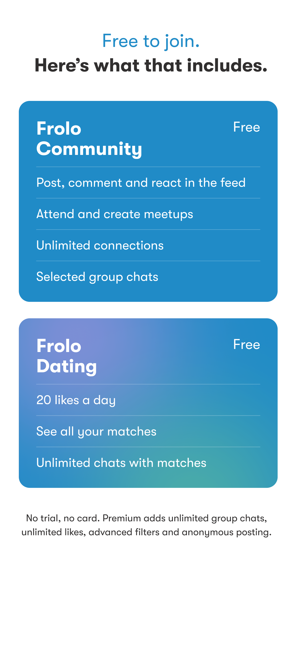Frolo is free to join