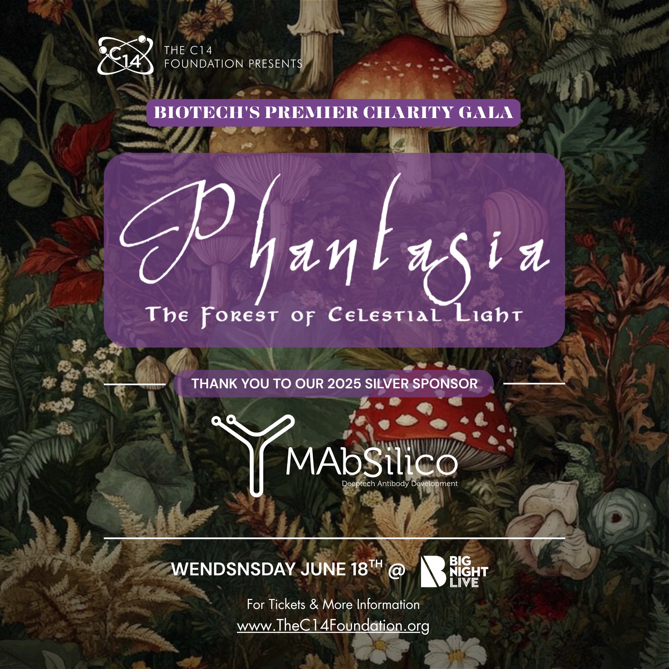 Promo illustration for Phantasia Biotech's premier charity gala