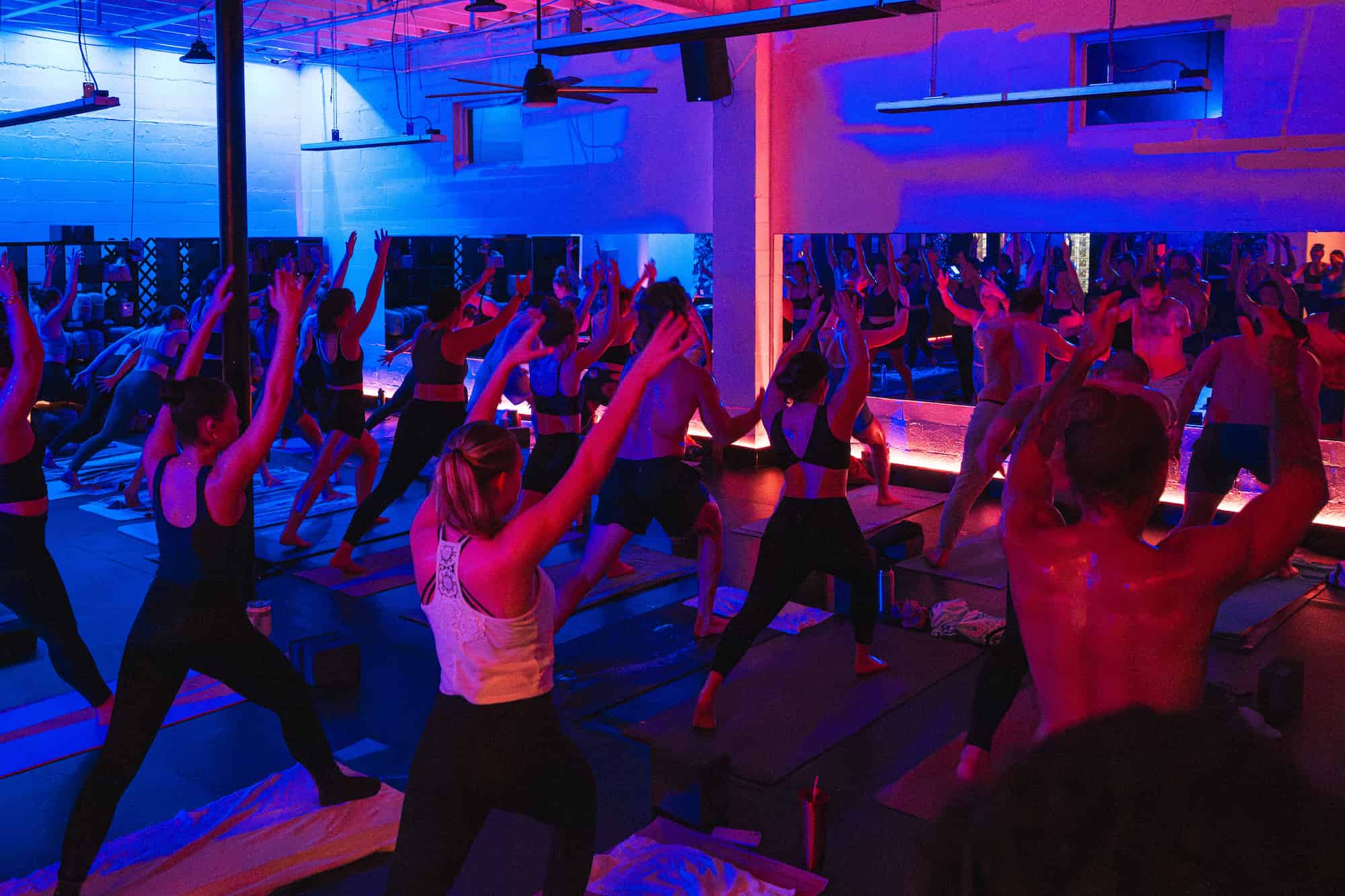 beach town yoga studio in downtown st petersburg