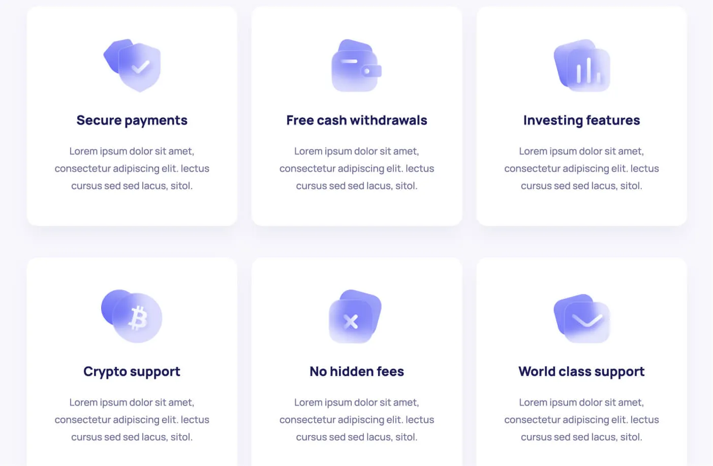 Icons And Graphics - Finance X Webflow Template