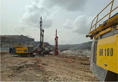 Epiroc surface drill rigs in Ghana