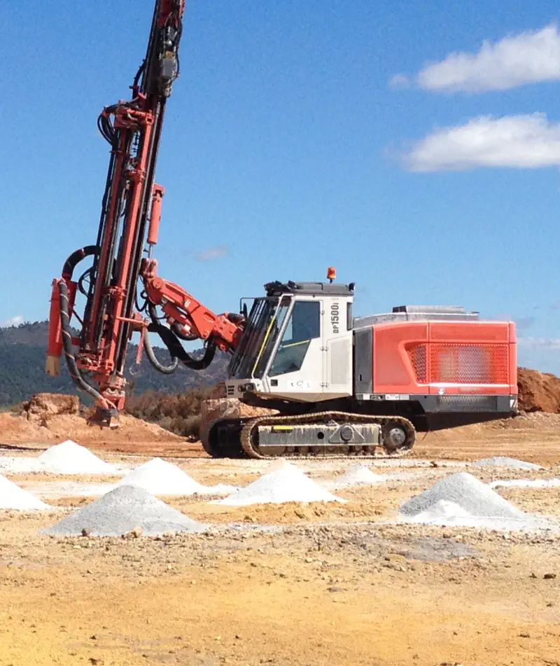 Sandvik DP1500i surface drill rig