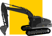 Excavator drawing