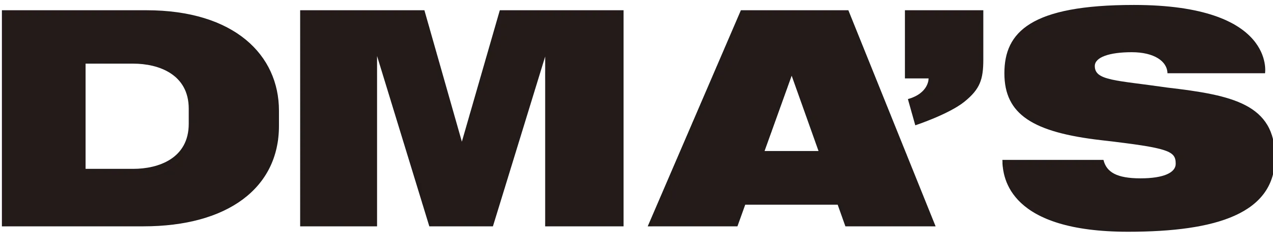 Text logo reading DMAS in bold black capital letters.