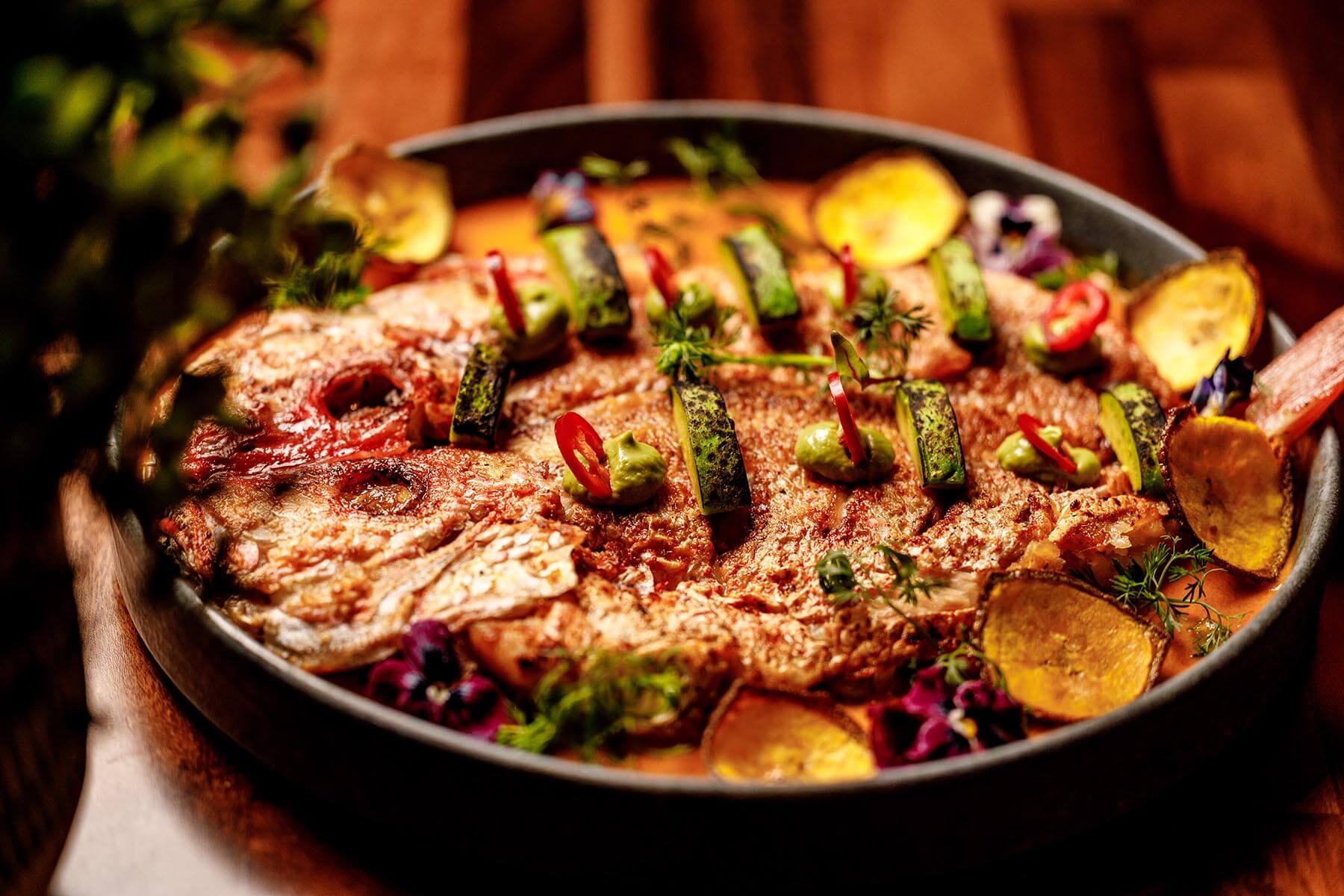  Latin Asian fusion dishes at Agenda Restaurant and Hookah Lounge in Astoria, best fusion restaurant in Queens for groups and date nights