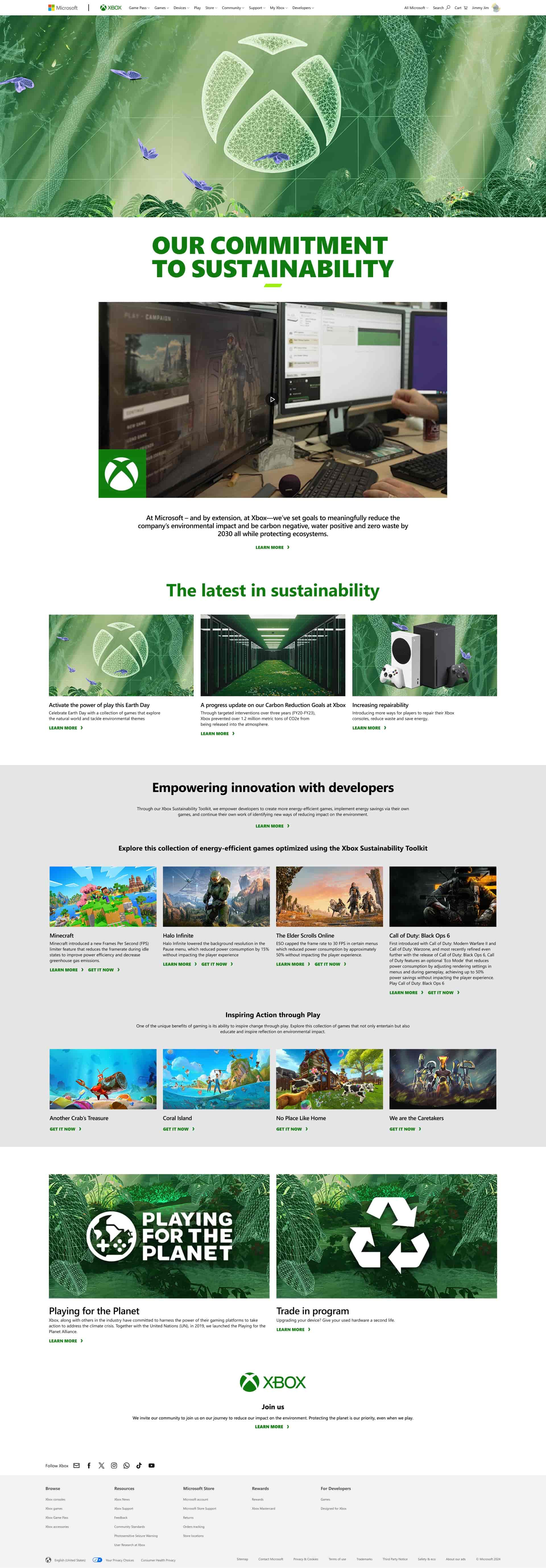 XBOX Sustainabilty Hub Comp