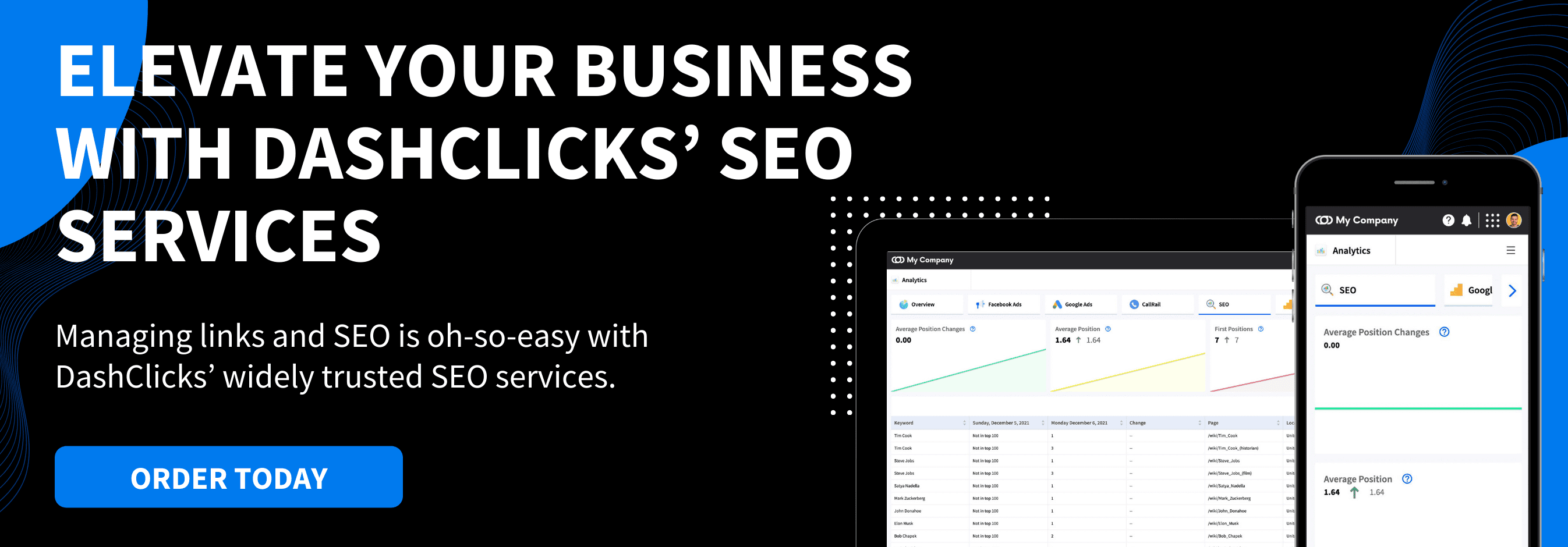 Elevate Your Business with DashClicks' SEO Services