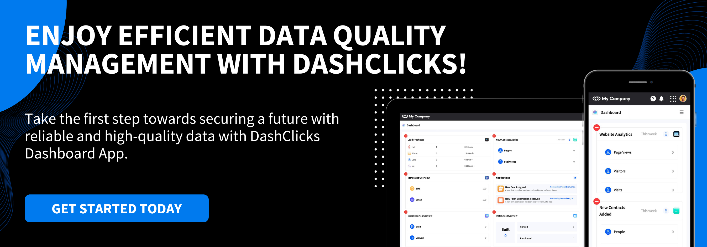 Enjoy Efficient Data Quality Management With DashClicks!