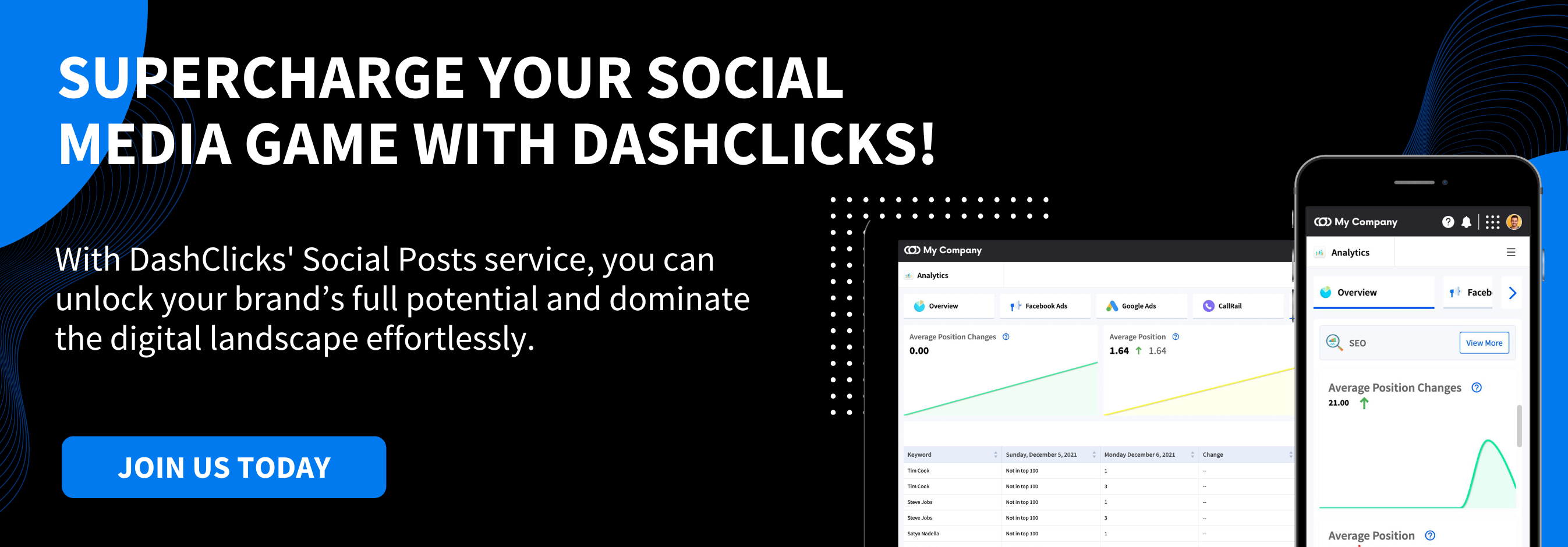 Supercharge Your Social Media Game With DashClicks!