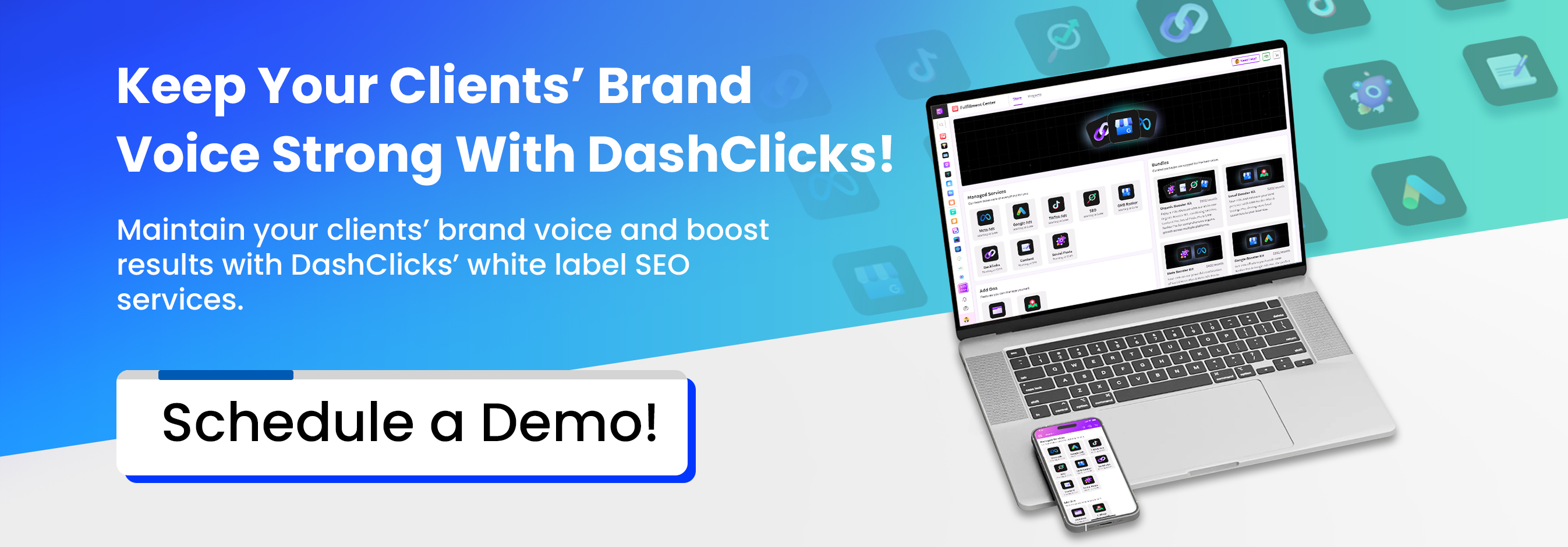 Keep Your Clients’ Brand Voice Strong With DashClicks!