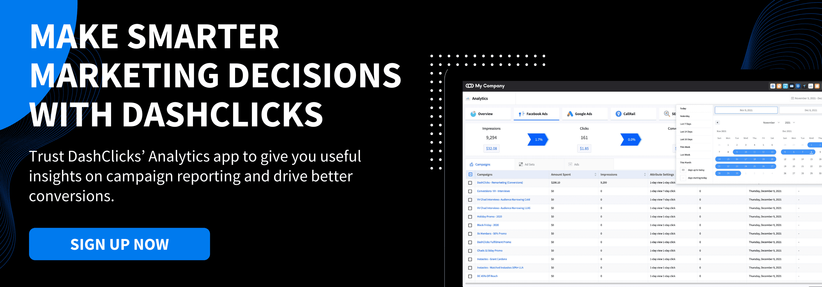 Make Smarter Marketing Decisions with DashClicks!