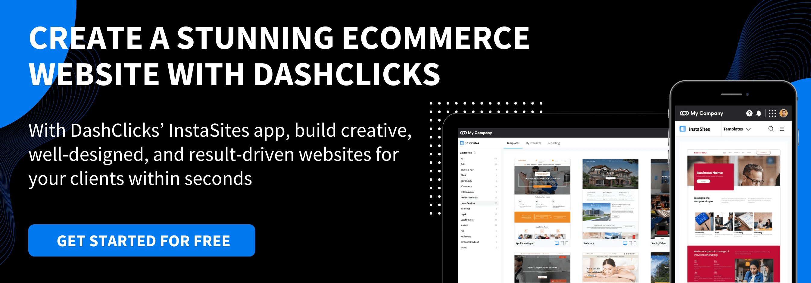 Create a Stunning eCommerce Website With DashClicks