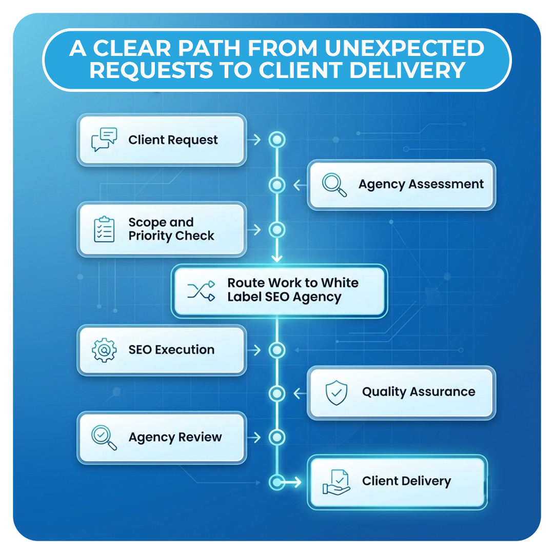 A Clear Path From Unexpected Requests to Client Delivery