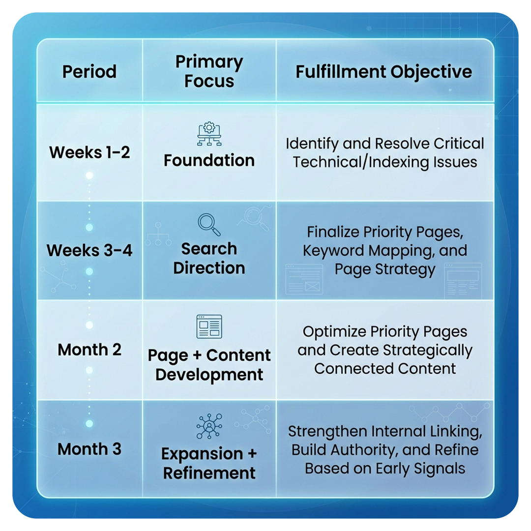 First 90 Days Into a Prioritized Fulfillment Roadmap