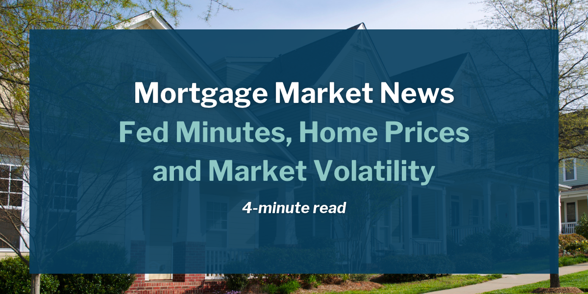 Fed Minutes, Home Prices and Market Volatility