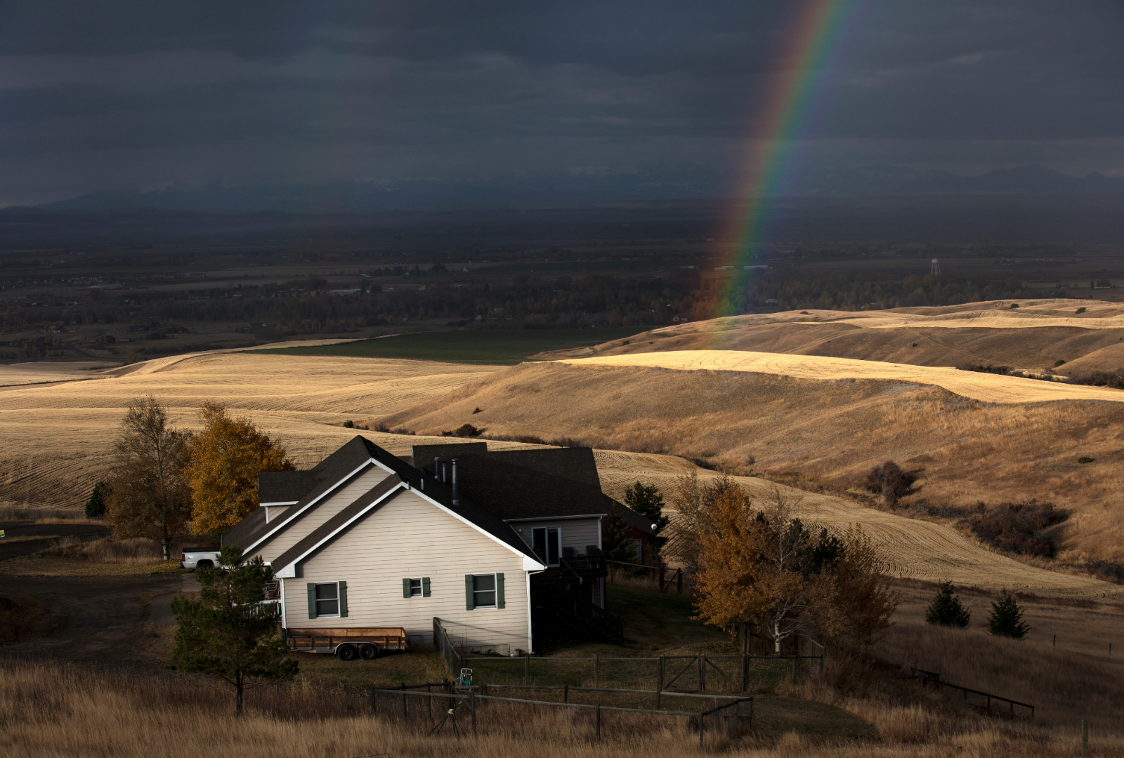 House in the Bitterroot hills