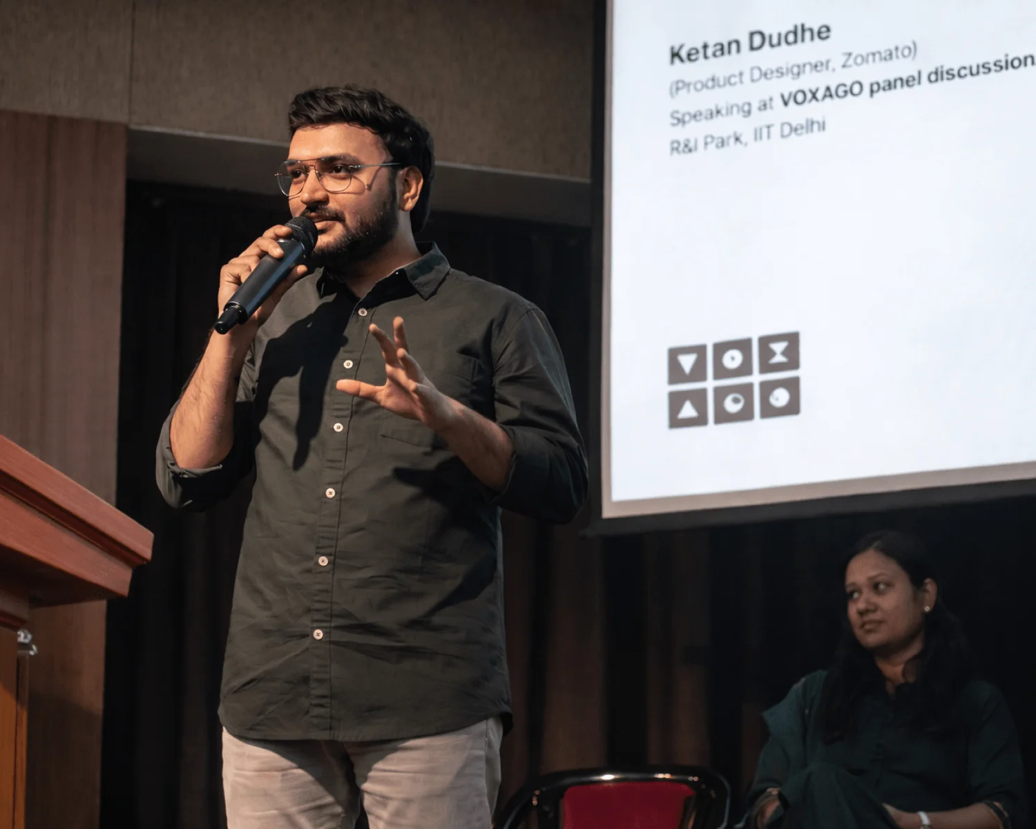Ketan Dudhe delivery a talk as a panelist at IIT Delhi