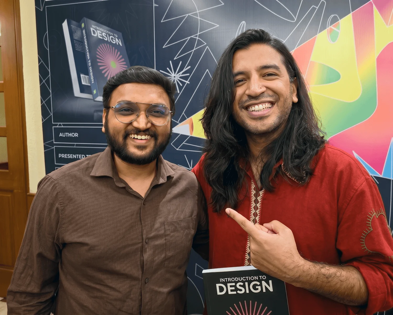 Ketan Dudhe with Aaquib Wani at the Sanjay Reddy's book launch