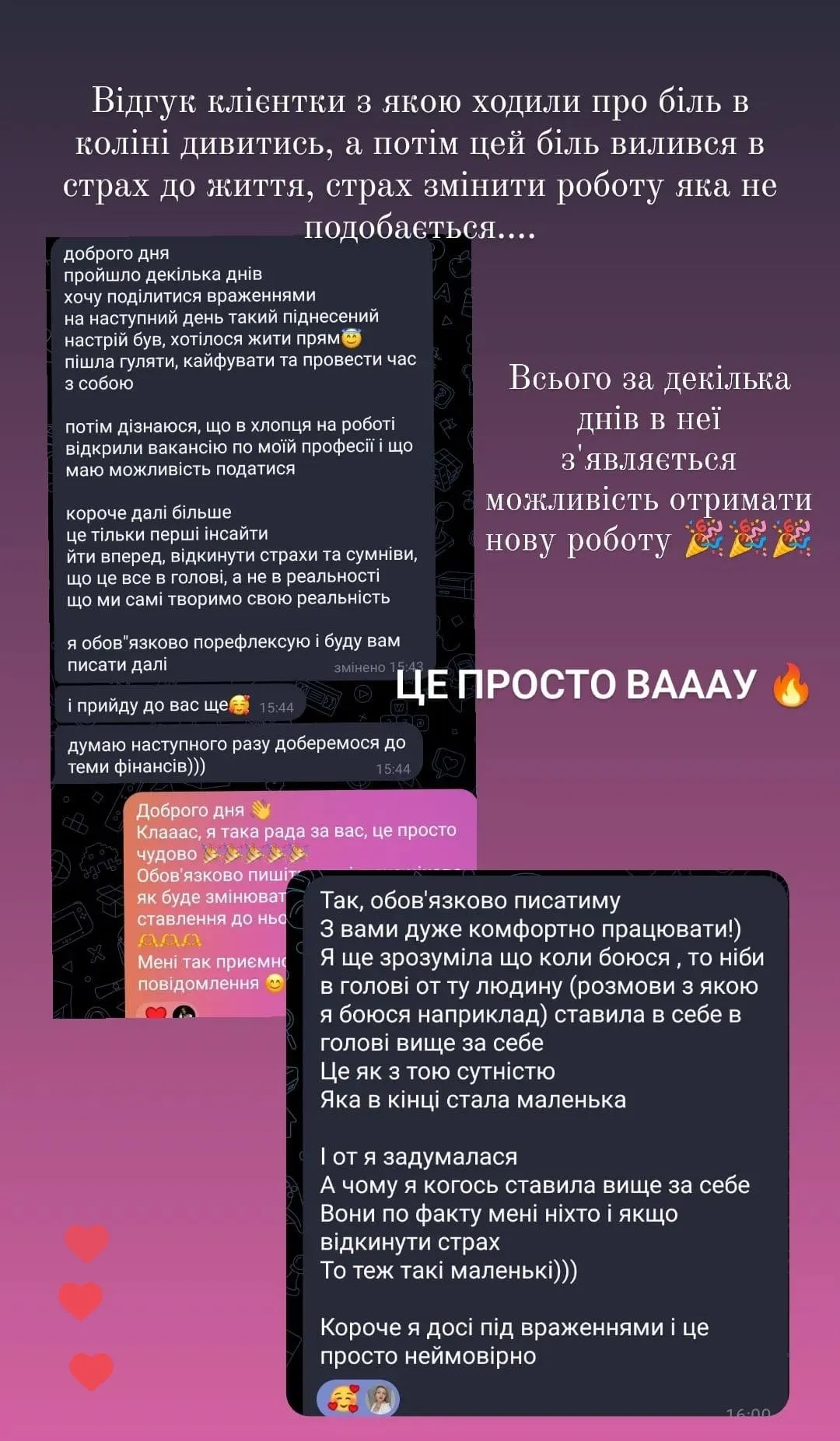 Відгук про регресію Інна Біленко 