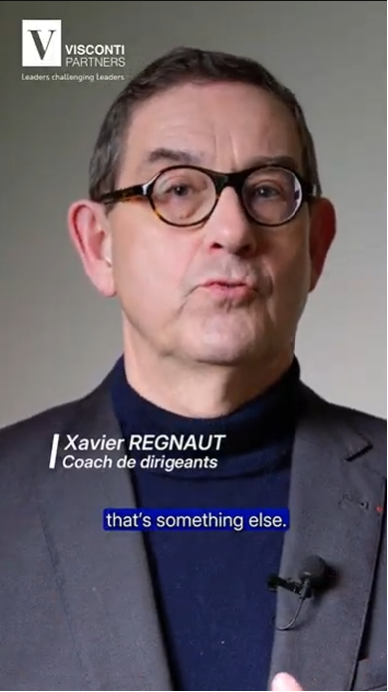Xavier Regnaut, coach de dirigeants