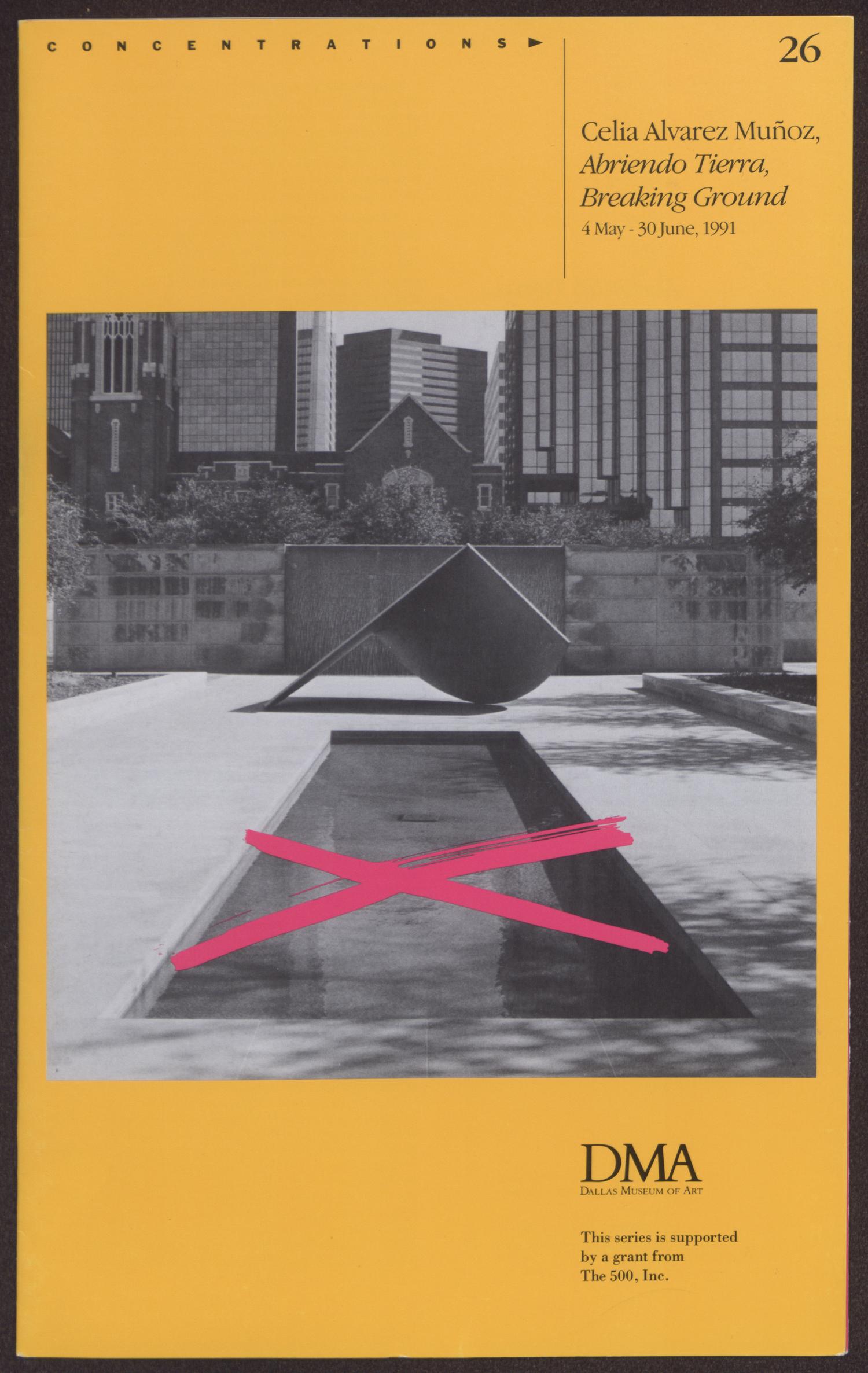 Celia Àlvarez Munoz: Breaking Ground, Dallas Museum of Art, Dallas, TX, 1991