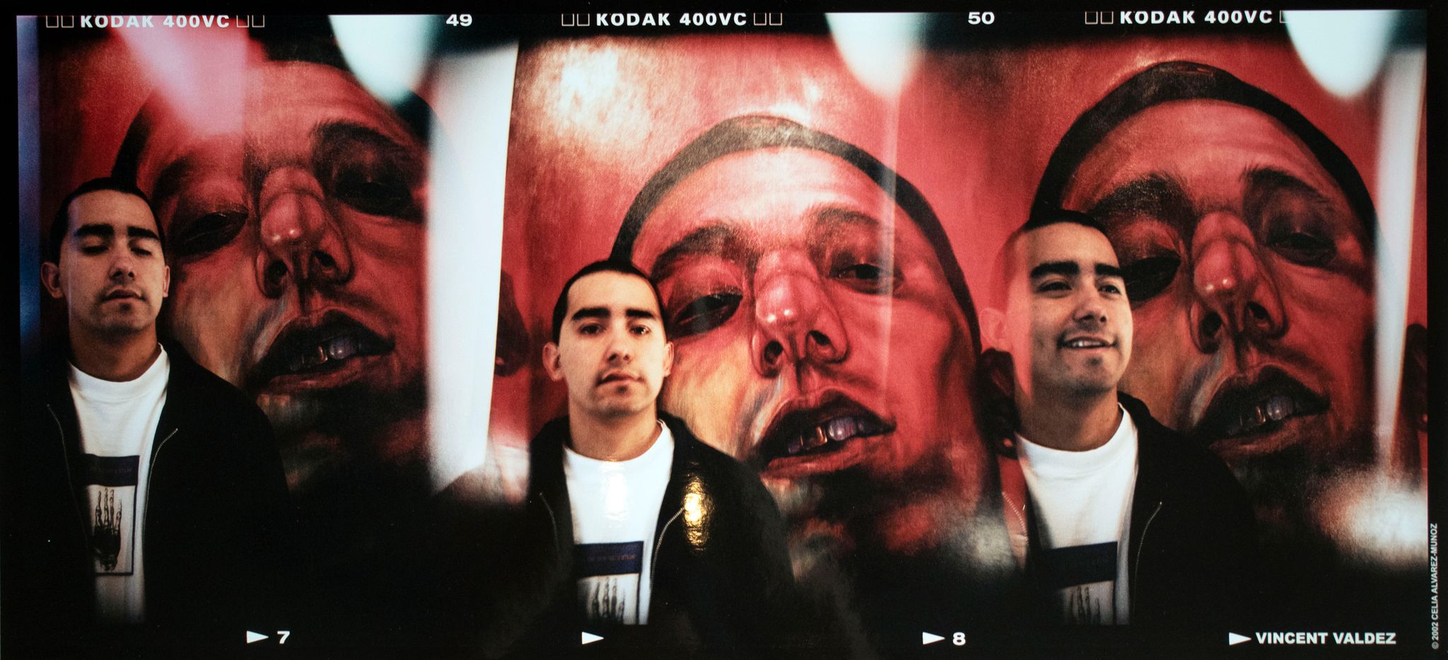 Vincent Valdez, 2002, Digital Holgas, 14 x 30 in, 35.6 x 76.2 cm, Edition of 5