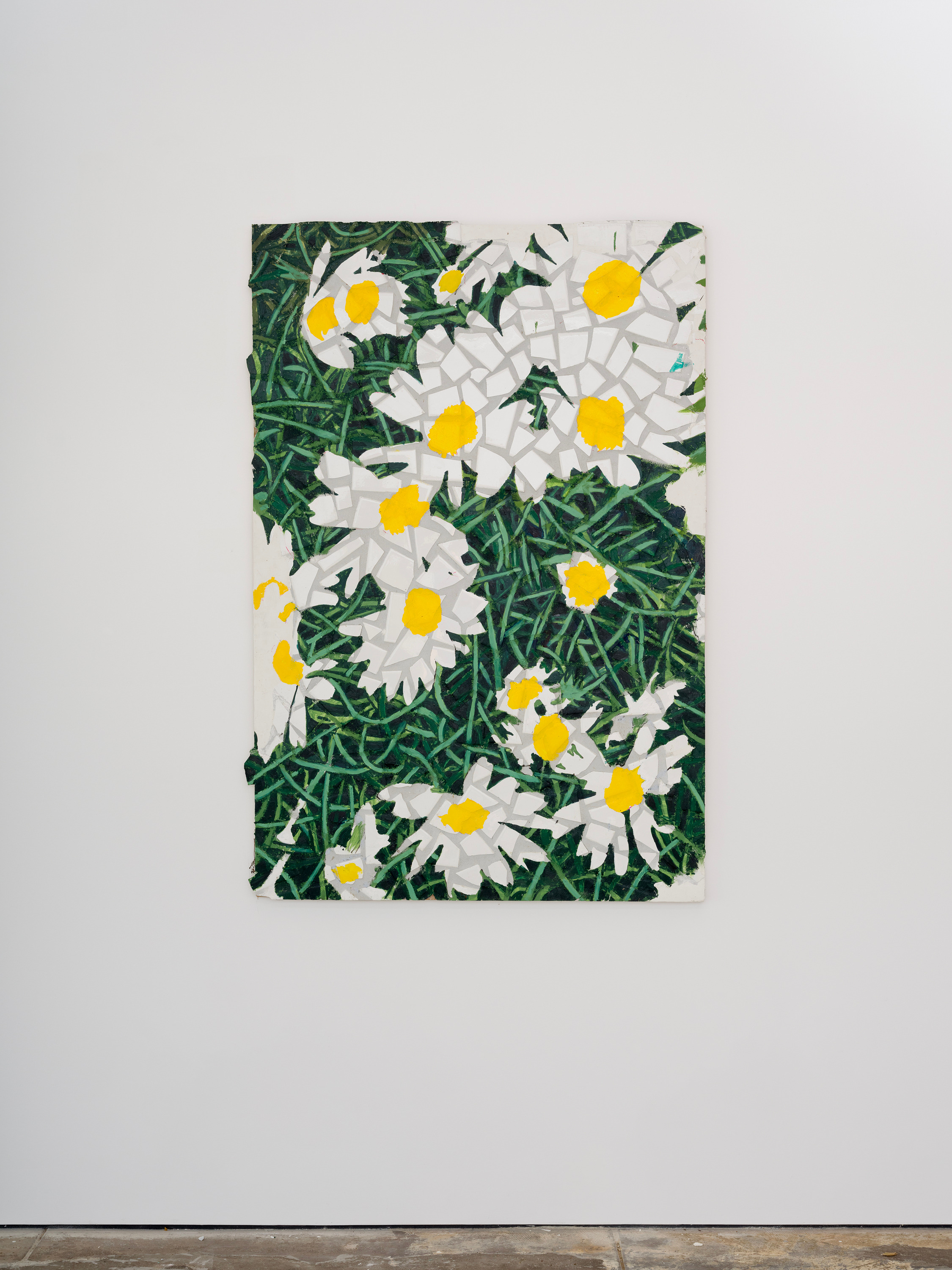 Day(shana), 2024, Oil on mosaic panel, 56 3/4 x 38 in., 144.15 x 96.52 cm, JG0004