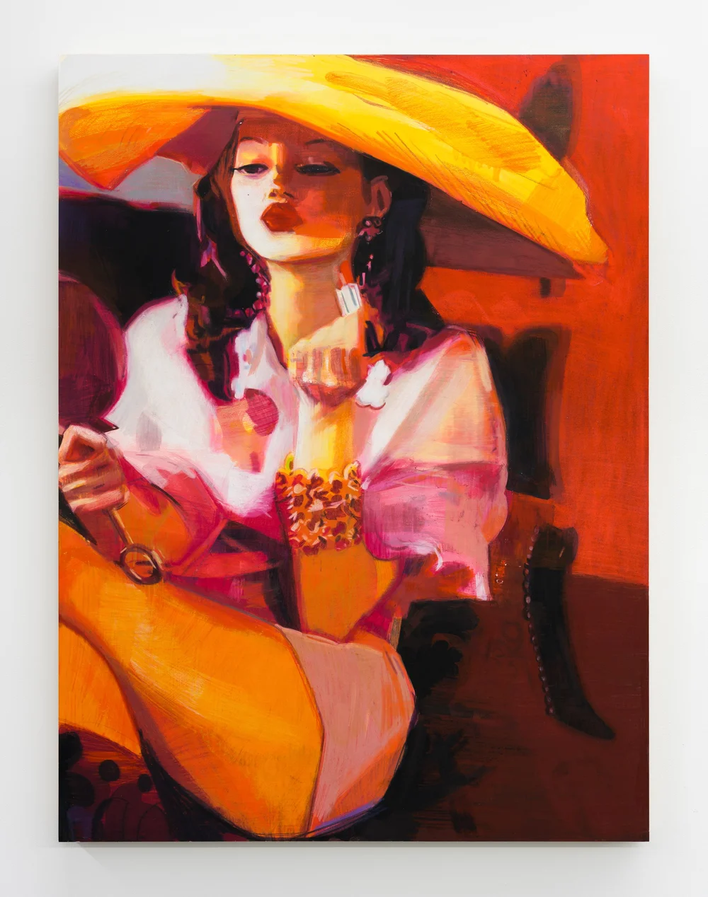 Baby It's You, 2024, Colored pencil and gouache on paper mounted to board, 40 x 30 x 1¾ in., 101.60 x 76.2 x 4.4 cm