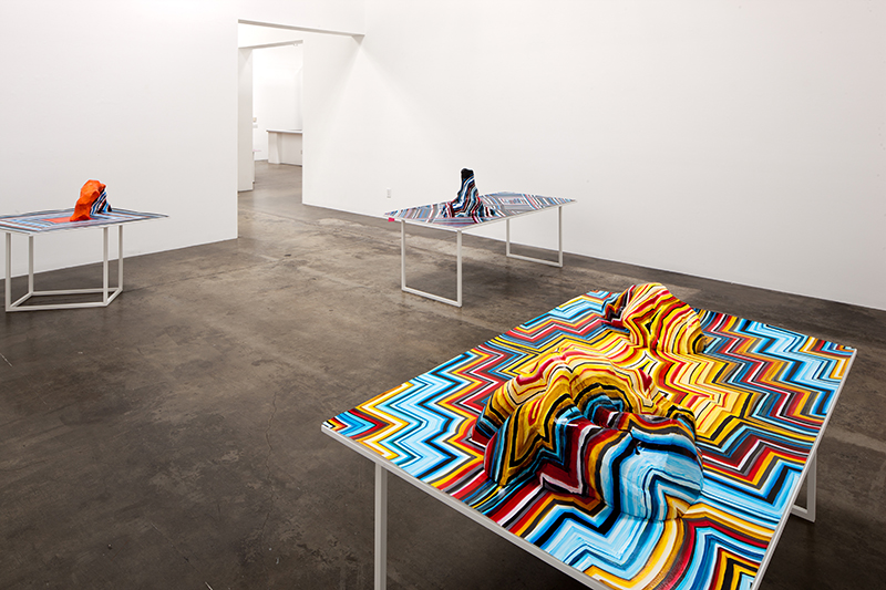 Installation View, Come and Show Me The Way, Rosamund Felson Gallery, Los Angeles, 2012