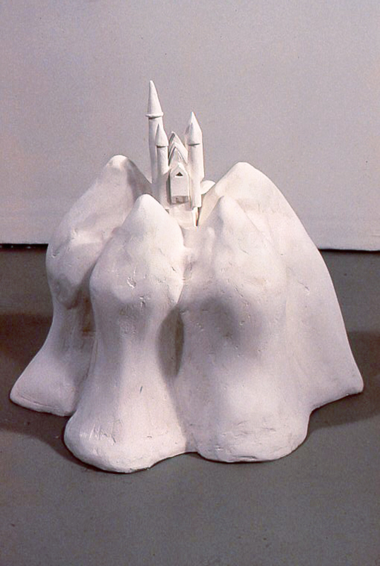 White Castle, 1992, Hydrocal, 18 x 18 x 10 in.