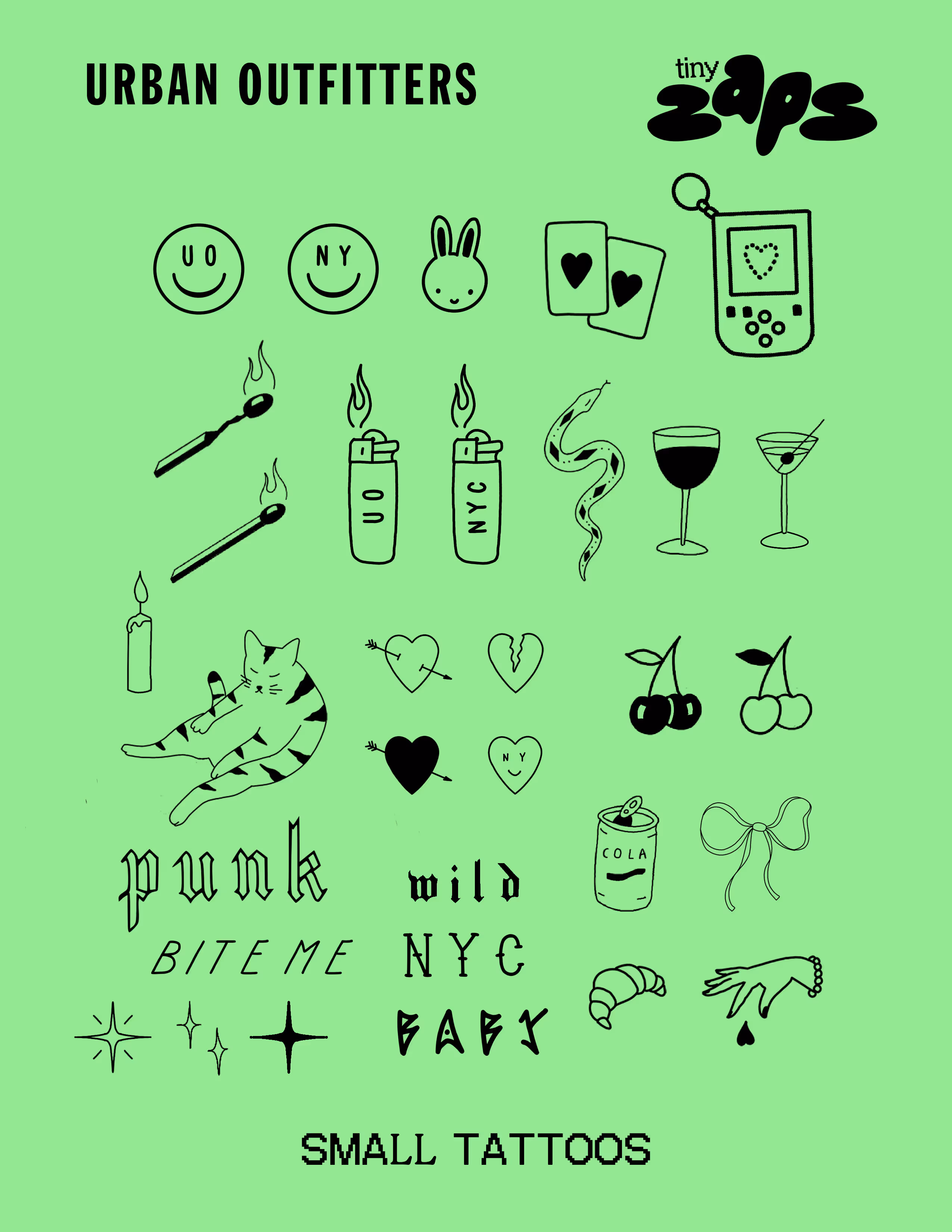 TINY ZAPS x Urban Outfitters