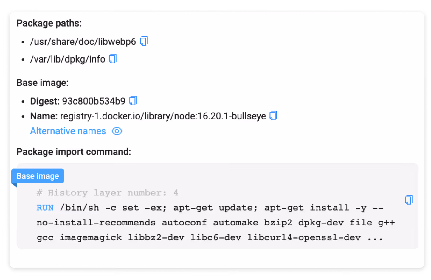 libwebp vulnerability fix requires a runtime SBOM tool.