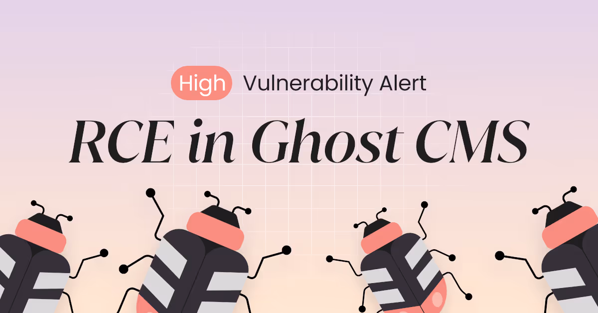 Remote Code Execution in Ghost CMS