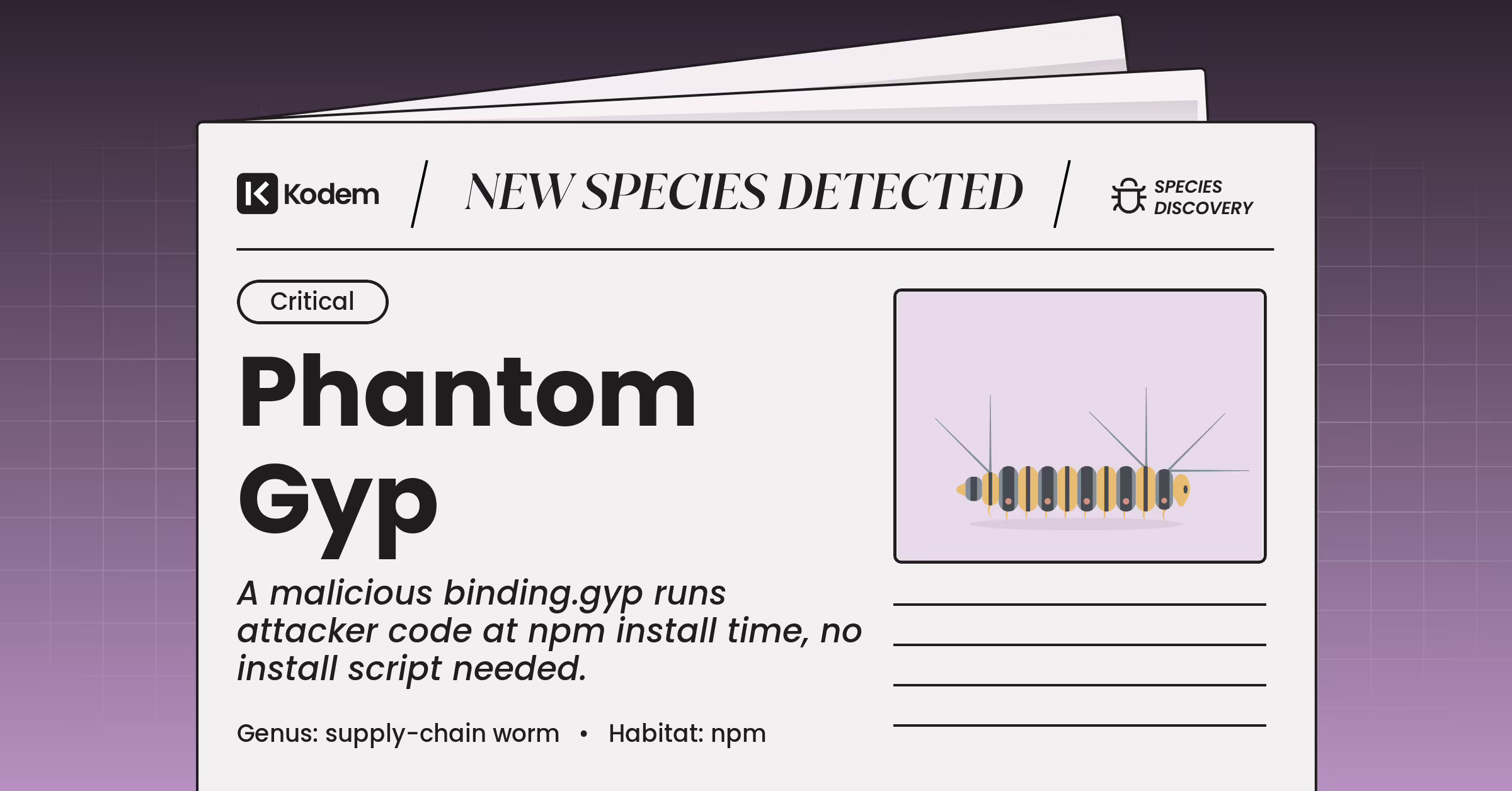 Node-gyp Supply Chain Attack Hits backstage-plugin-gitlab-backend