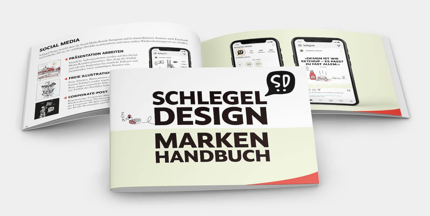 ©SCHLEGEL DESIGN: Markenhandbuch von Schlegel Design – Branding, Grafik und Illustrationen von SCHLEGEL DESIGN (Larissa Schlegel).