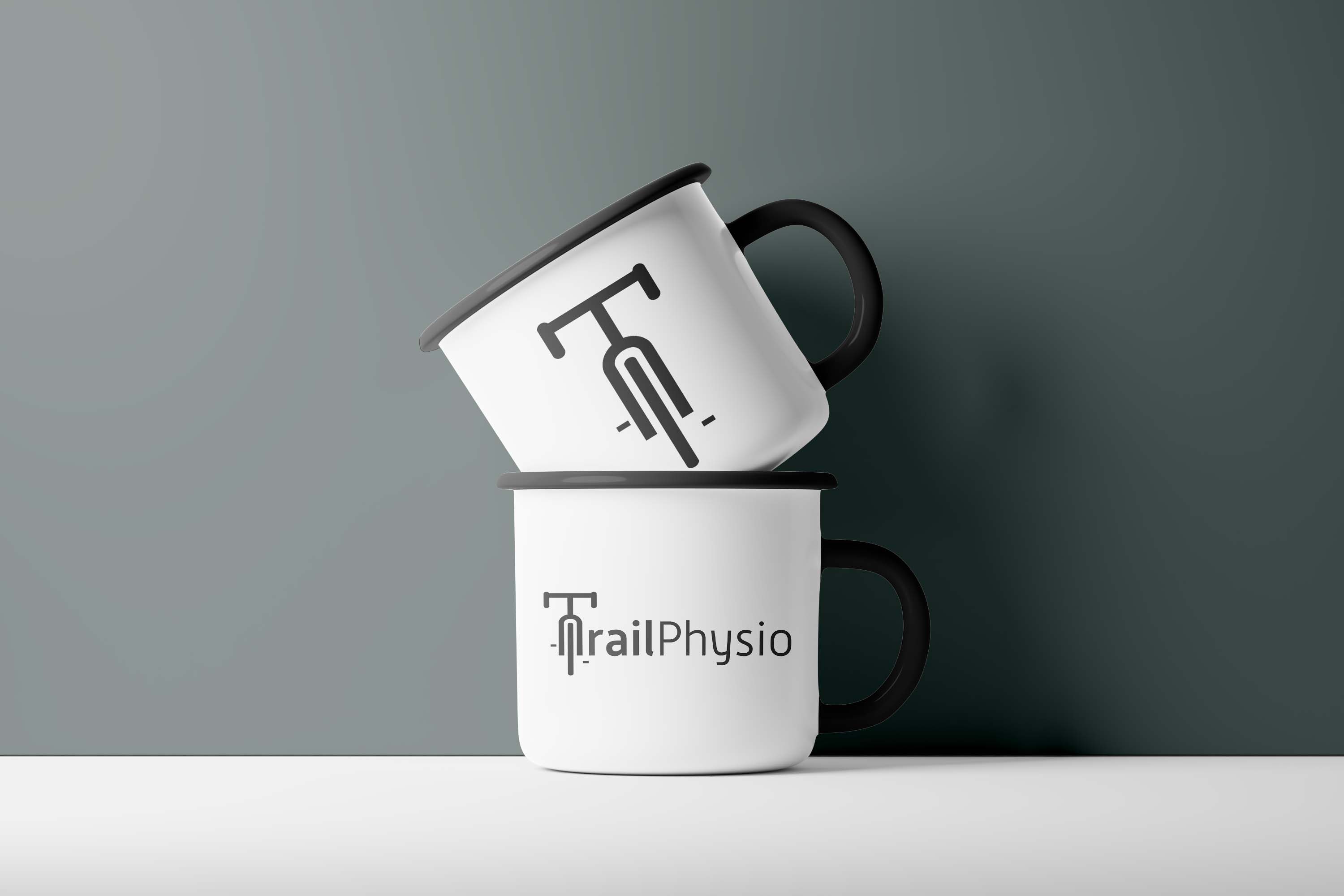 Logo-Design TrailPhysio Schaffhausen – Illustrationen und Grafik von SCHLEGEL DESIGN: Larissa Schlegel liebt es, deine Botschaft mit Illustrationen, Visualisierungen und frischem Grafikdesign auf das nächste Level zu bringen.n