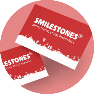 Rebranding Smilestones – ein neues Corporate-Design für die Miniaturwelt am Rheinfall von SCHLEGEL DESIGN: Larissa Schlegel liebt es, deine Marke mit Illustrationen, Visualisierungen und frischem Grafik- und Webdesign auf das nächste Level zu bringen.
