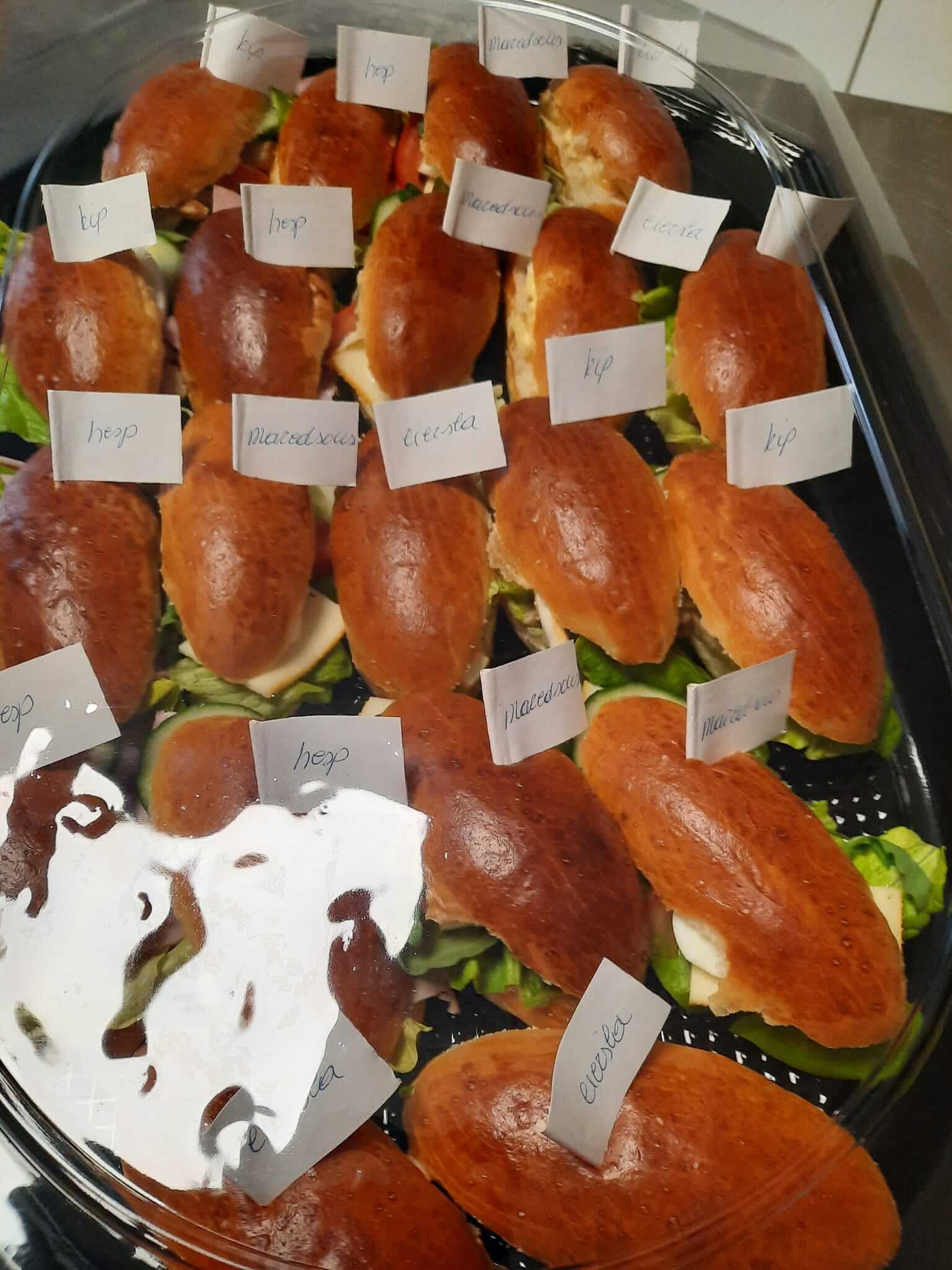 Belegde sandwiches