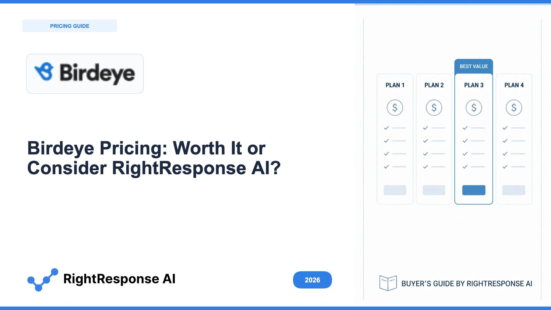 Birdeye Pricing: Worth It or Consider RightResponse AI? July 2026