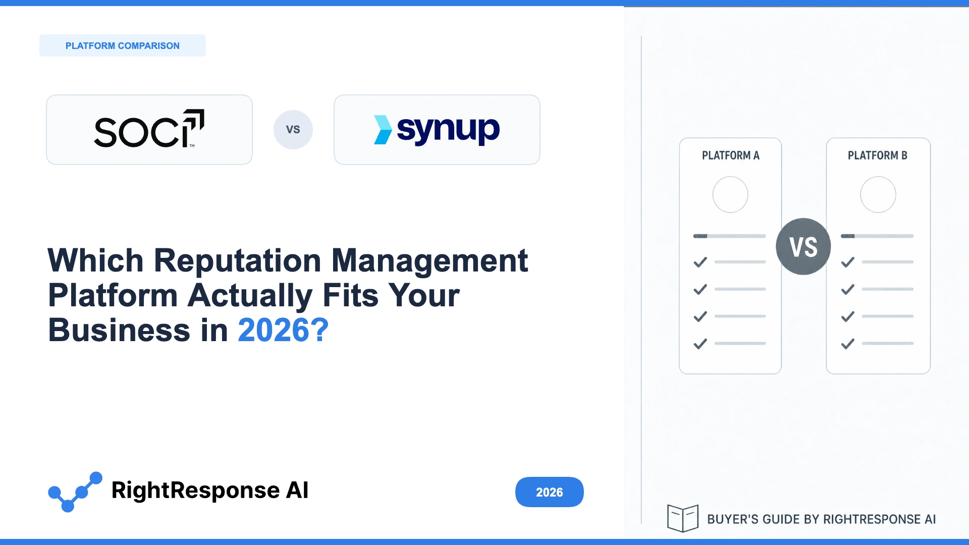 SOCi vs Synup (vs RightResponse AI): Which Reputation Management Platform Actually Fits Your Business in 2026?