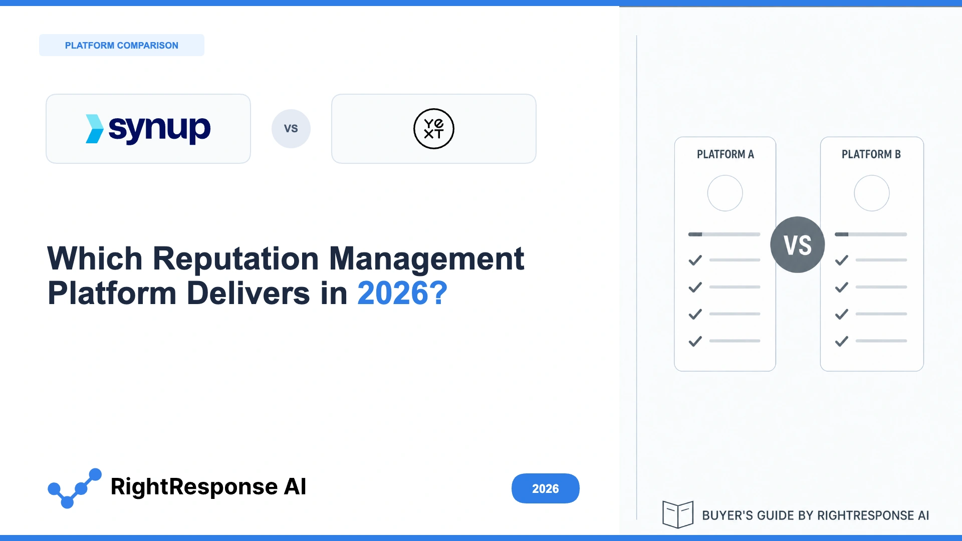 Synup vs Yext (vs RightResponse AI): Which Reputation Management Platform Delivers in 2026?