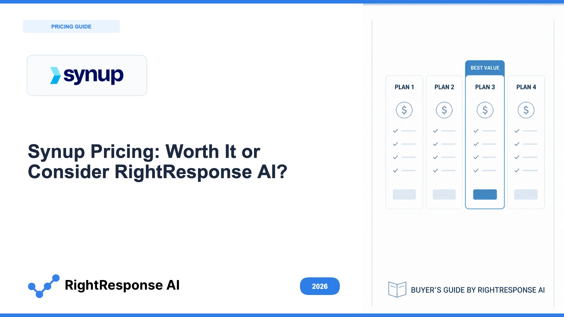 Synup Pricing: Worth It or Consider RightResponse AI? July 2026.