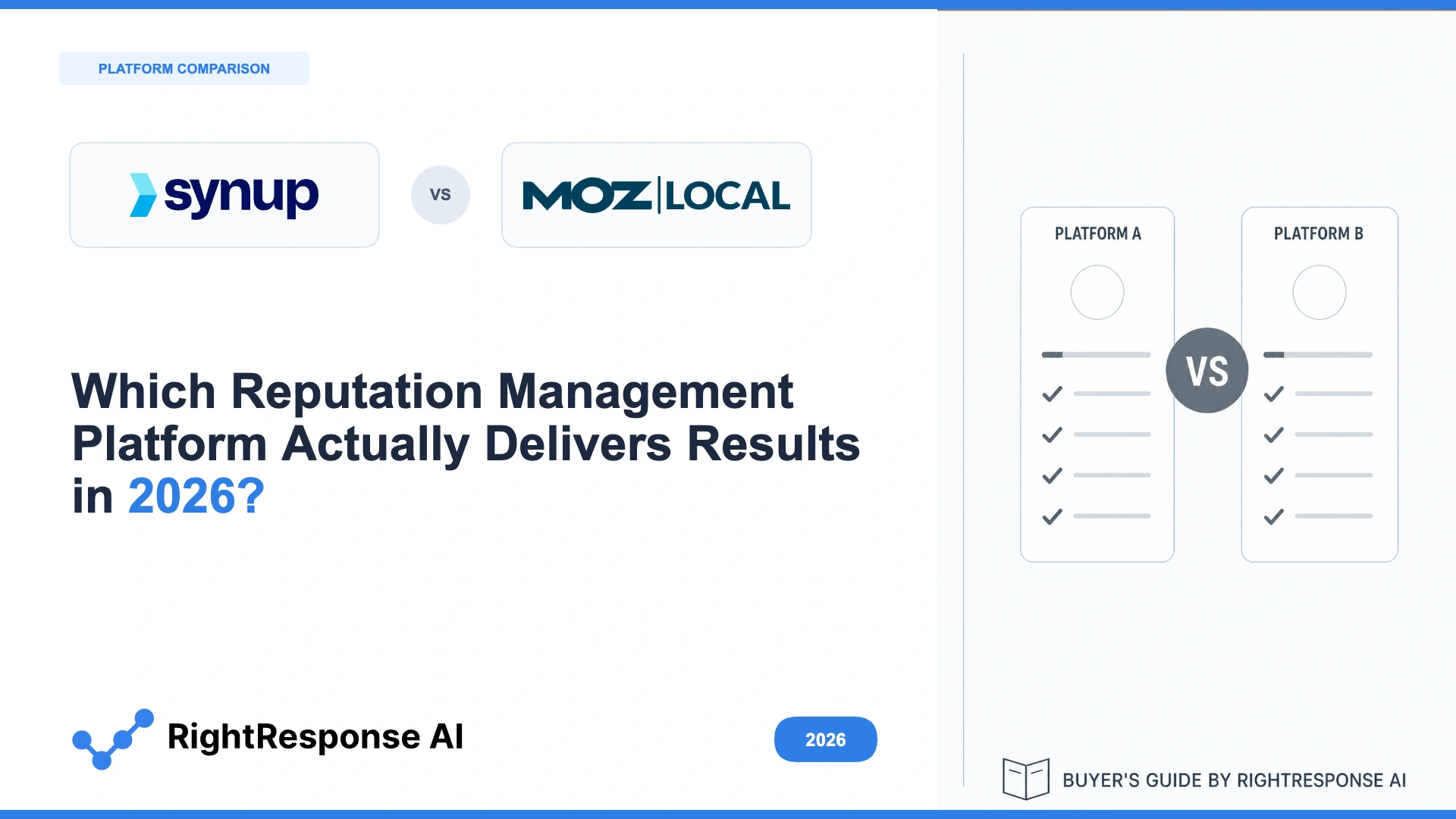 Synup vs Moz Local (vs RightResponse AI): Which Reputation Management Platform Actually Delivers Results in 2026?
