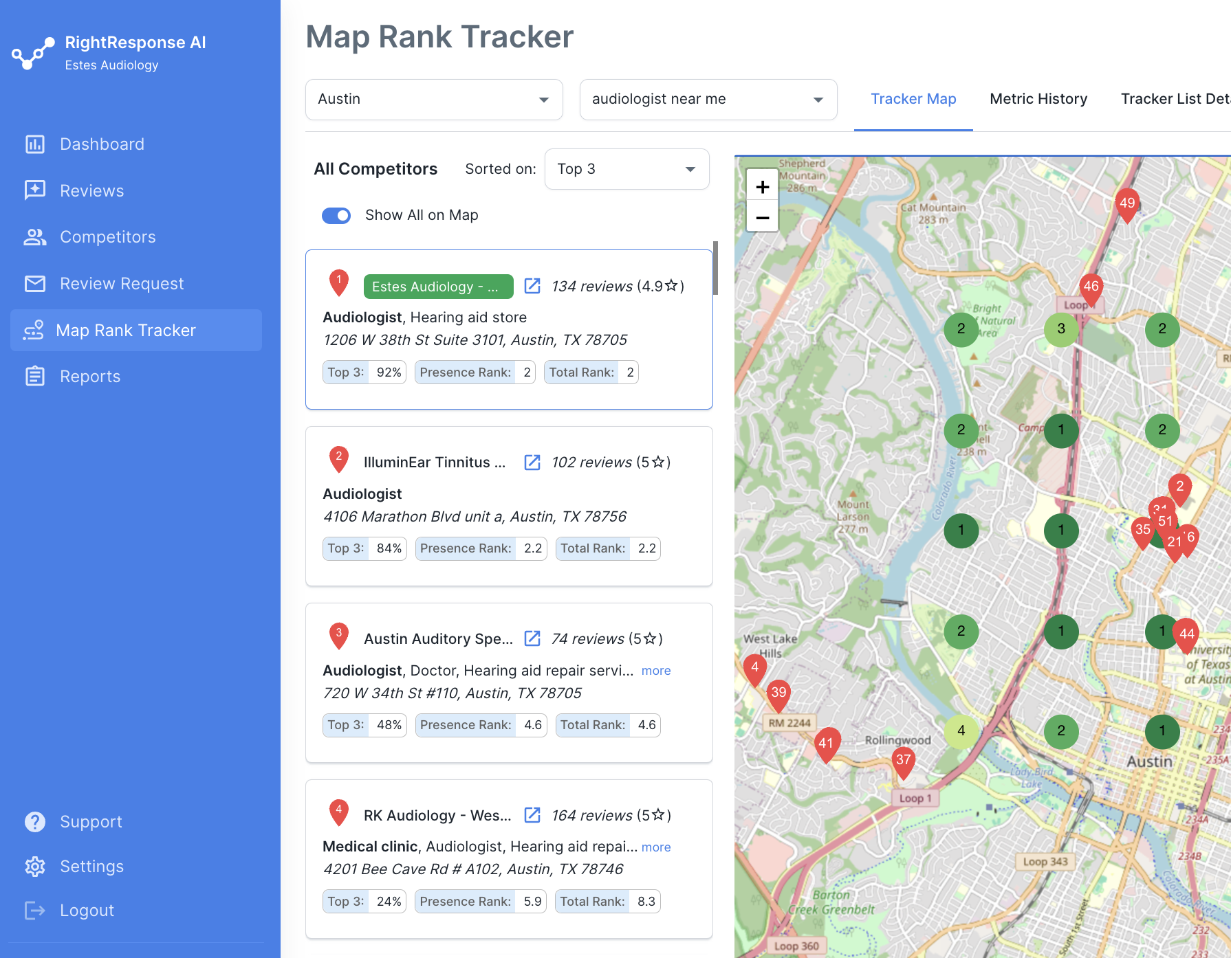 Google Map Ranking