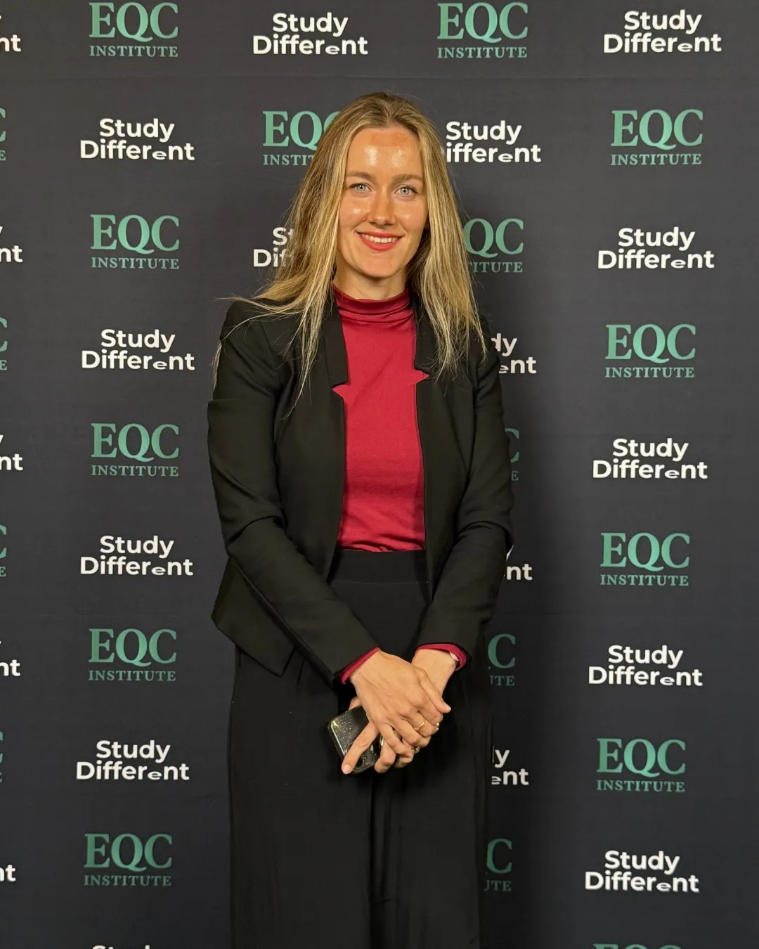 EQC Institute graduate at the EQC graduation event