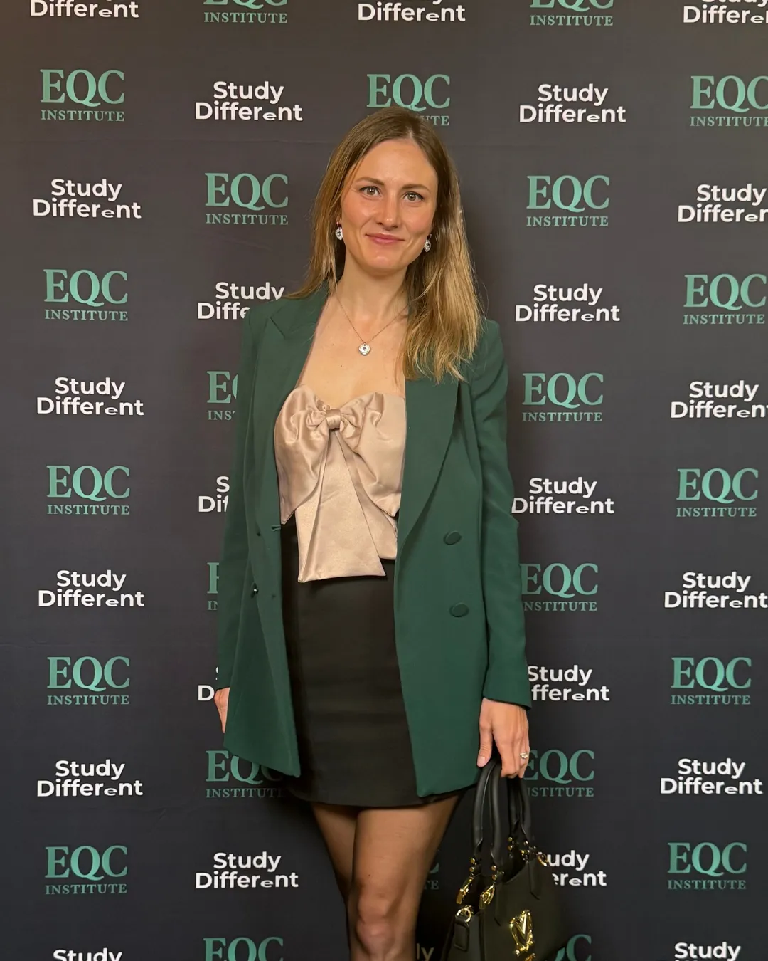 EQC Institute graduate at the EQC graduation event