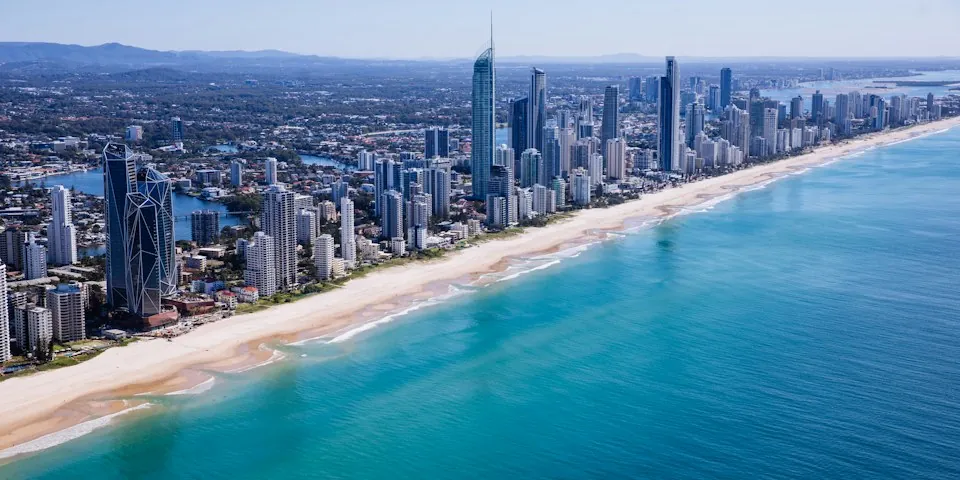 Surfers Paradise skyline on the Gold Coast